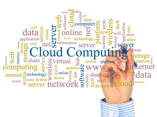 Computación en nube. —  Fotos de Stock