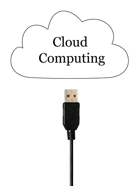 Il cloud computing. — Foto Stock