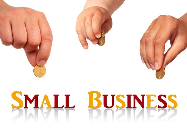 Koncepcja małych przedsiębiorstw. — Zdjęcie stockowe