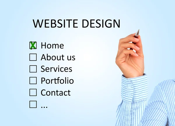 Website design. — Stock Photo, Image