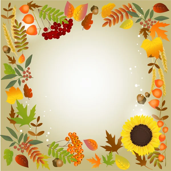 Autumn background — Stock Vector