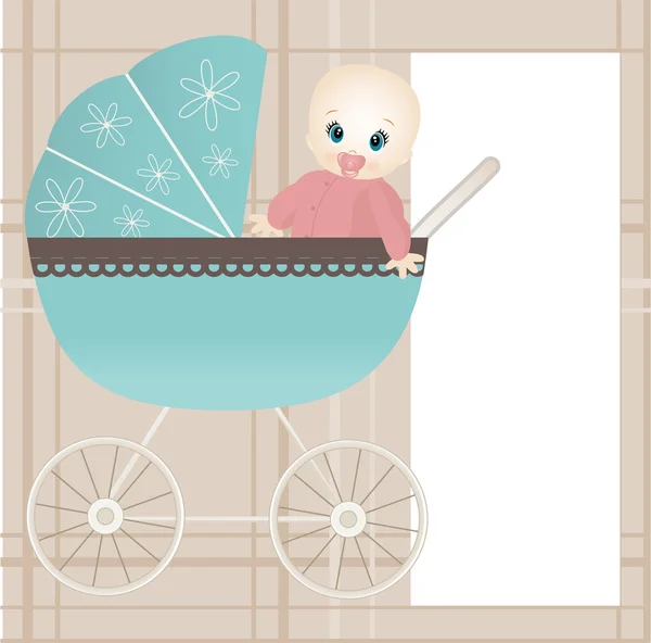 Cartão de bebé —  Vetores de Stock