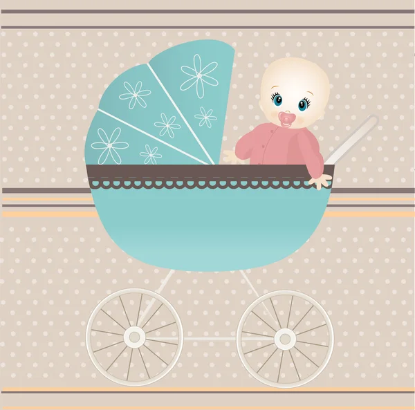 Carte bébé — Image vectorielle