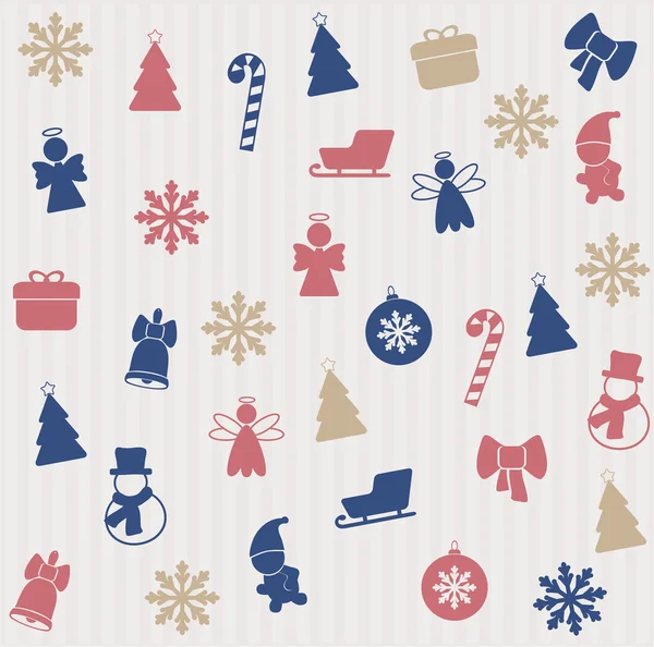 Christmas seamless pattern — Stock Vector