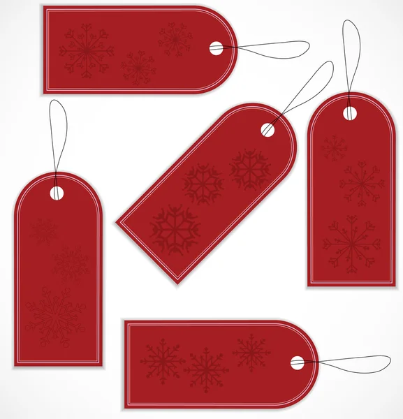 Kerstmis tags — Stockvector