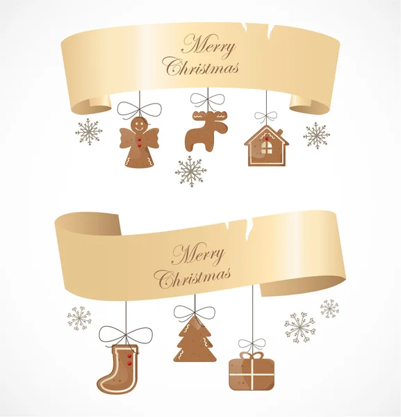 Christmas banners — Stock Vector