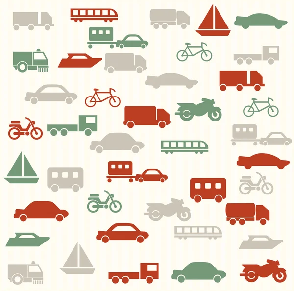 Transport seamless pattern — Stock Vector