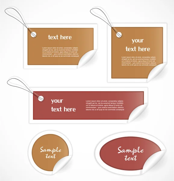 Korting tags — Stockvector