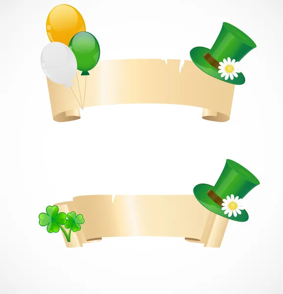 St. patricks molduras do dia —  Vetores de Stock