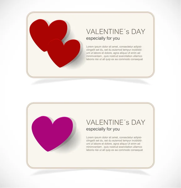 Tarjeta de San Valentín — Vector de stock