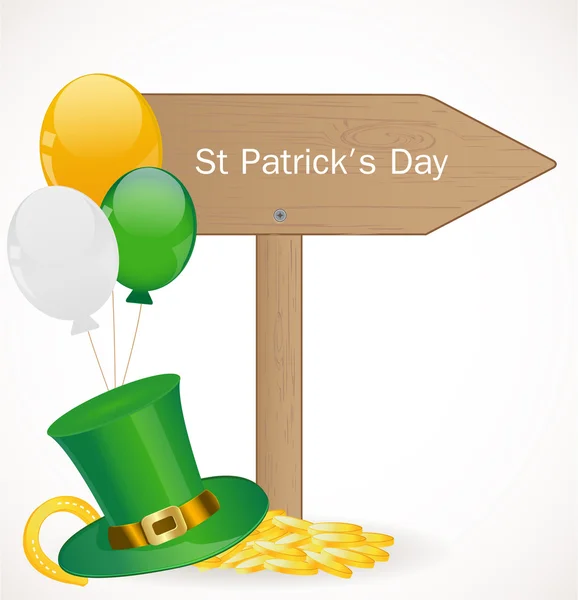 St. Patrick day background — Stock Vector