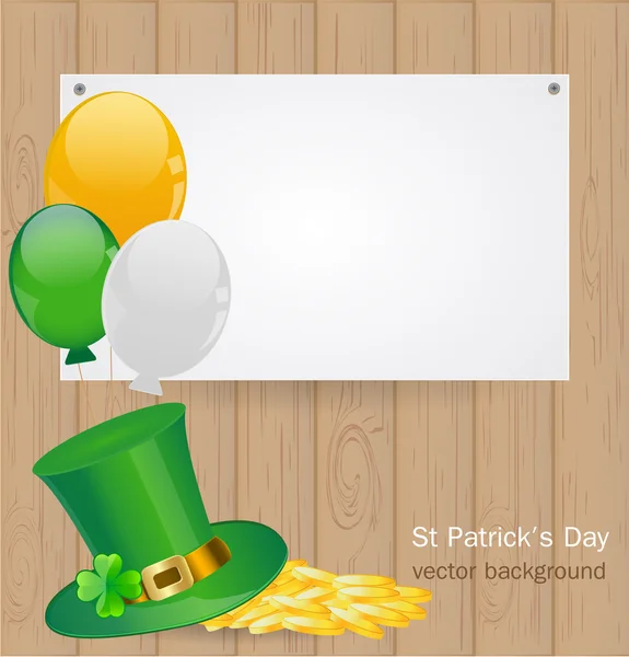 Hintergrund zum St. Patrick Day — Stockvektor