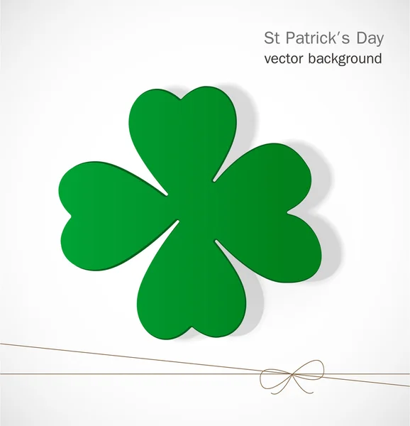 St. Patrick day card — Stock Vector