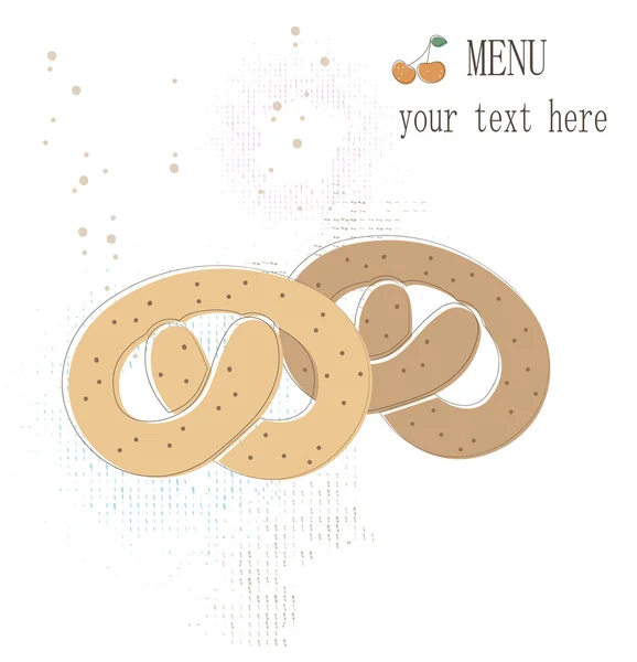 Menu card — Stock Vector