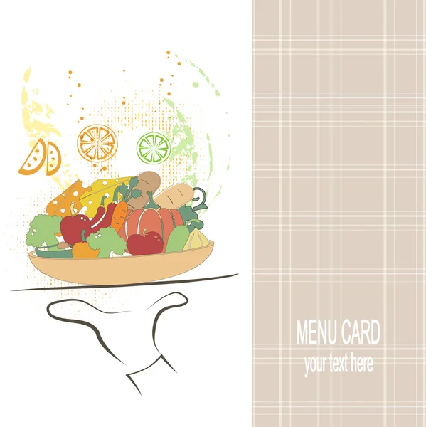 Restaurant menu — Stock Vector