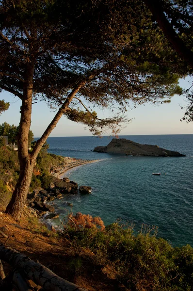 Praia de Kefalonian White Rock — Fotografia de Stock