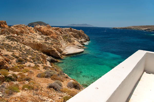 Agios Sostis Beach Serifos Island Greece — Fotografia de Stock