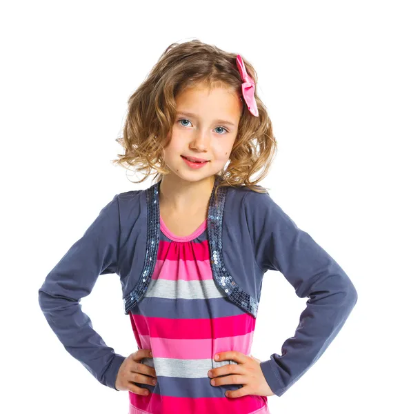 Portrait of a little girl — Stock Photo, Image