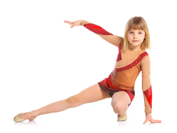 Liten gymnast — Stockfoto
