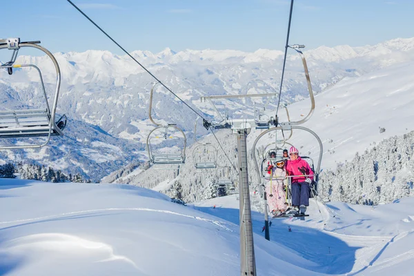 在奥地利的滑雪度假村 — 图库照片