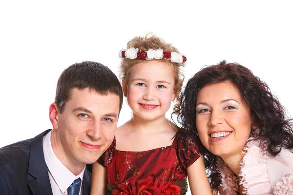 Portrait of happy family Royalty Free Stock Photos