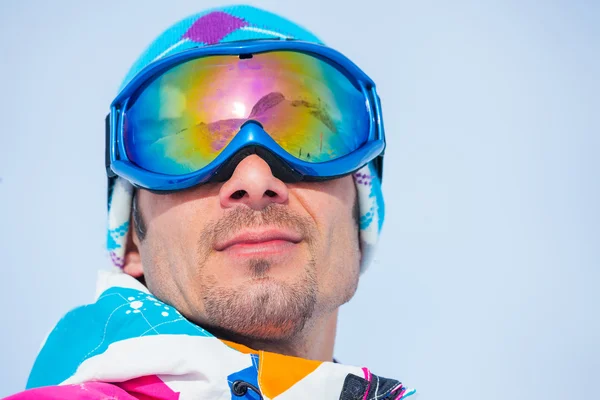 Portrait of the ski goggles — Stock Photo, Image