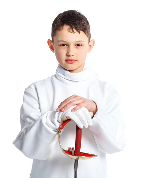 Little fencer — Stock Photo, Image