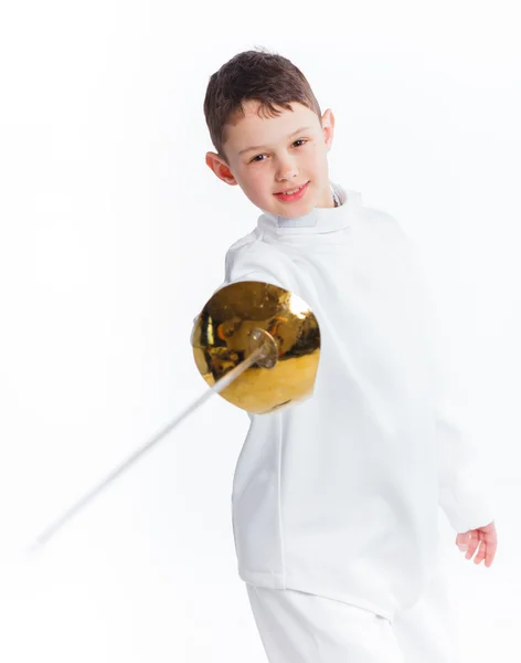 Little fencer — Stock Photo, Image