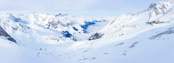 Skigebied in Oostenrijk — Stockfoto