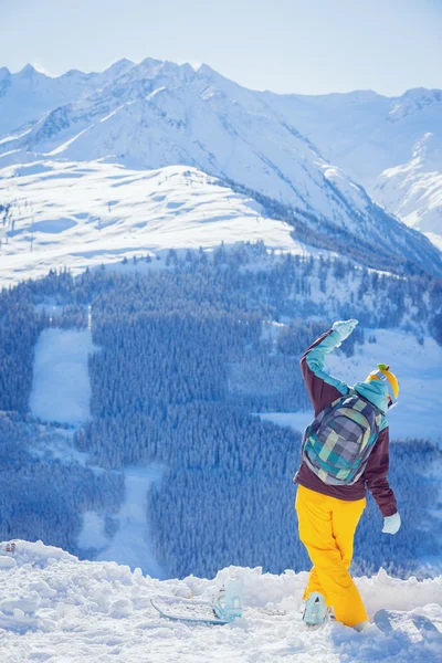 Skiing resort in Austria — Stock Photo, Image