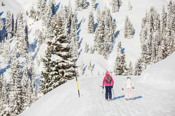 Skigebied in Oostenrijk — Stockfoto