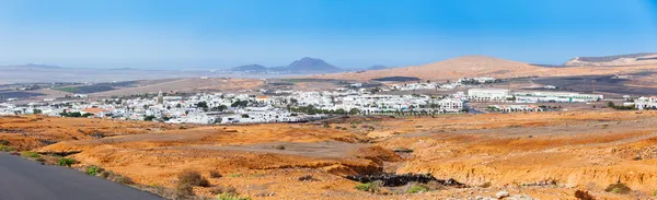 Casas típicas na ilha de Lanzarote — Fotografia de Stock