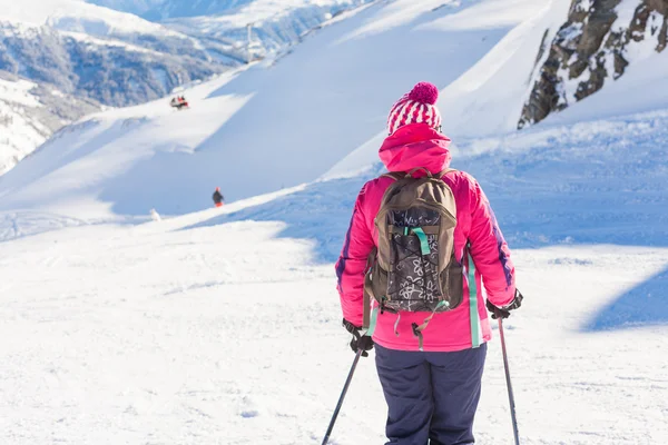 Skigebied in Oostenrijk — Stockfoto