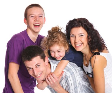 güzel mutlu bir aile