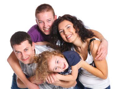 güzel mutlu bir aile