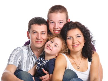güzel mutlu bir aile