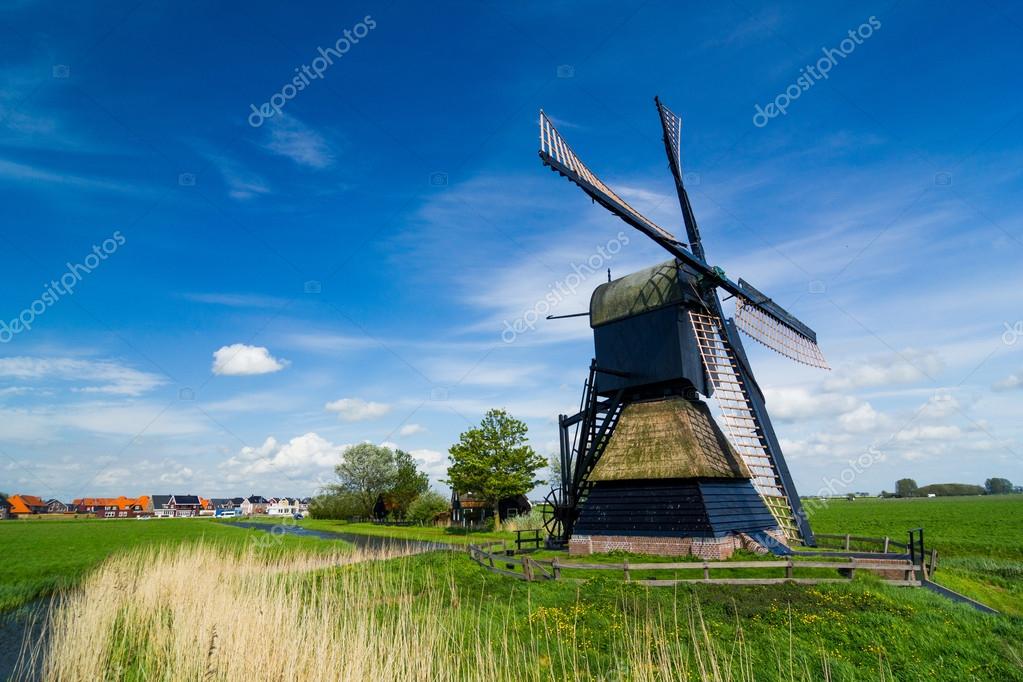 Dutch windmill. Netherlands Stock Photo by ©mac_sim 17507129
