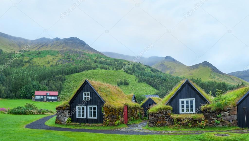 Iceland Tradition Houses — Stock Photo © mac_sim 21060015