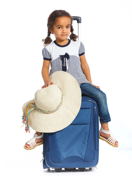 Girl Going On Vacation — Stock Photo, Image
