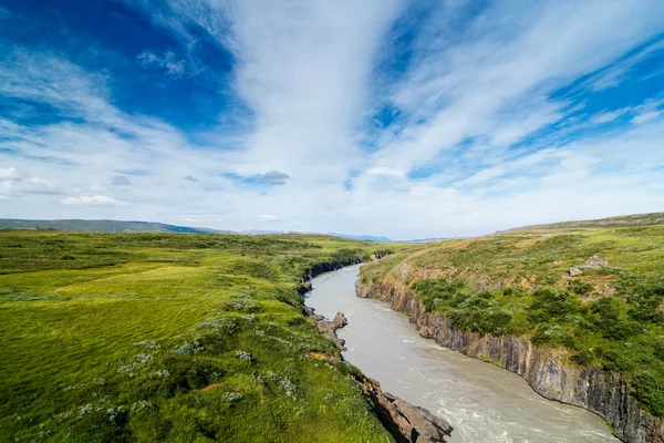 Fiume ghiacciaio — Foto Stock