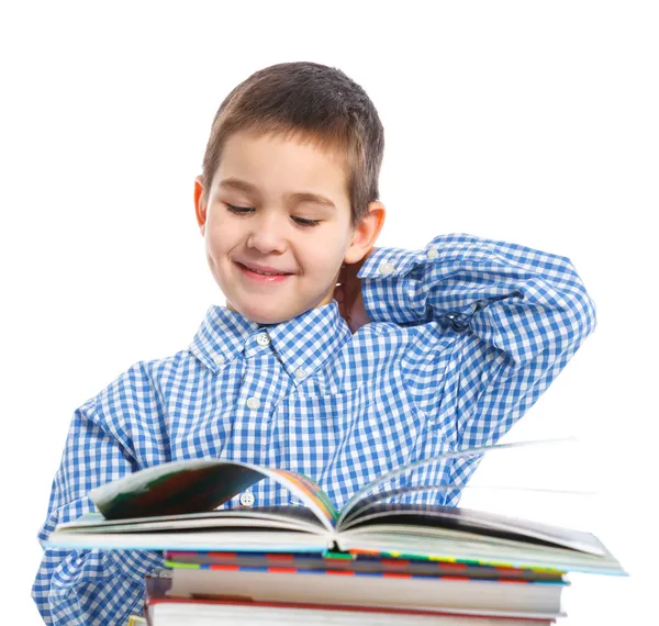 Smart Boy Studying — Stock Photo, Image