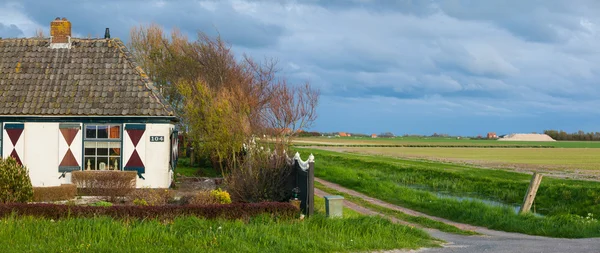 Традиционная голландская деревня — стоковое фото