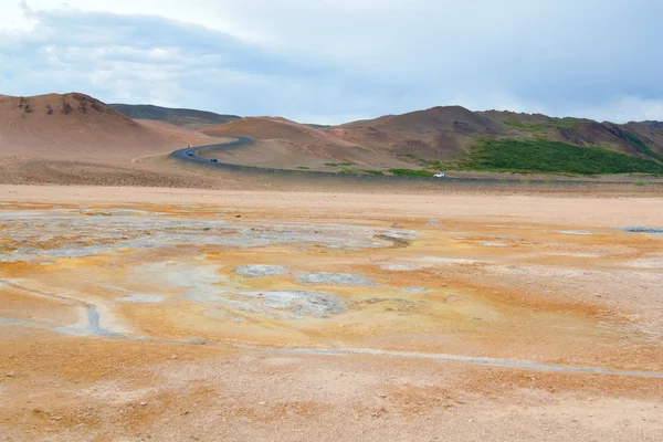 アイスランドの hverirHverir na Islandu — ストック写真