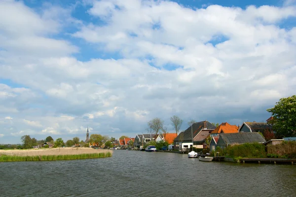 Typiska holländska landskapet — Stockfoto