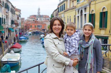 Venedik görünümü ve aile