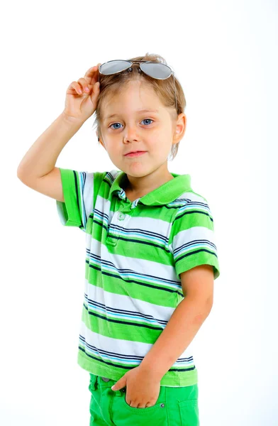 Niño en las gafas de sol —  Fotos de Stock