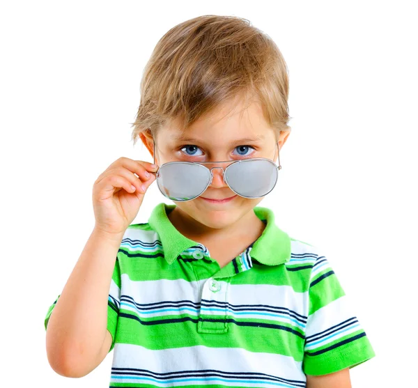 Niño en las gafas de sol — Foto de Stock