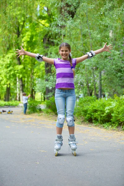 Roller skate girl — стоковое фото