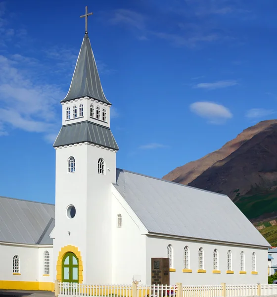 Kościół na Islandii — Zdjęcie stockowe