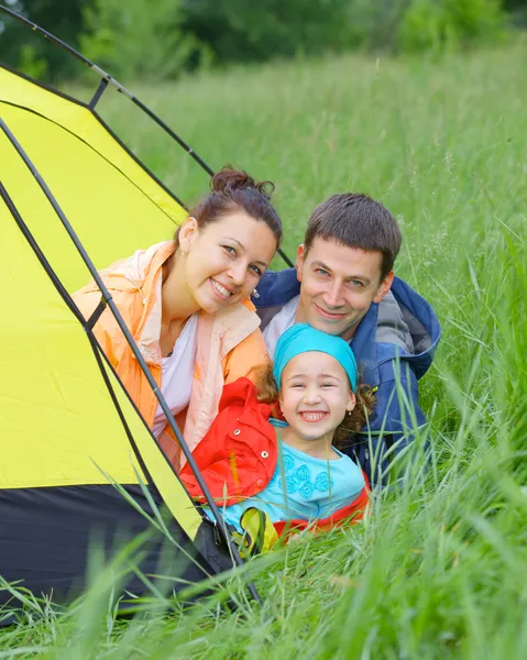 Familiencamping — Stockfoto